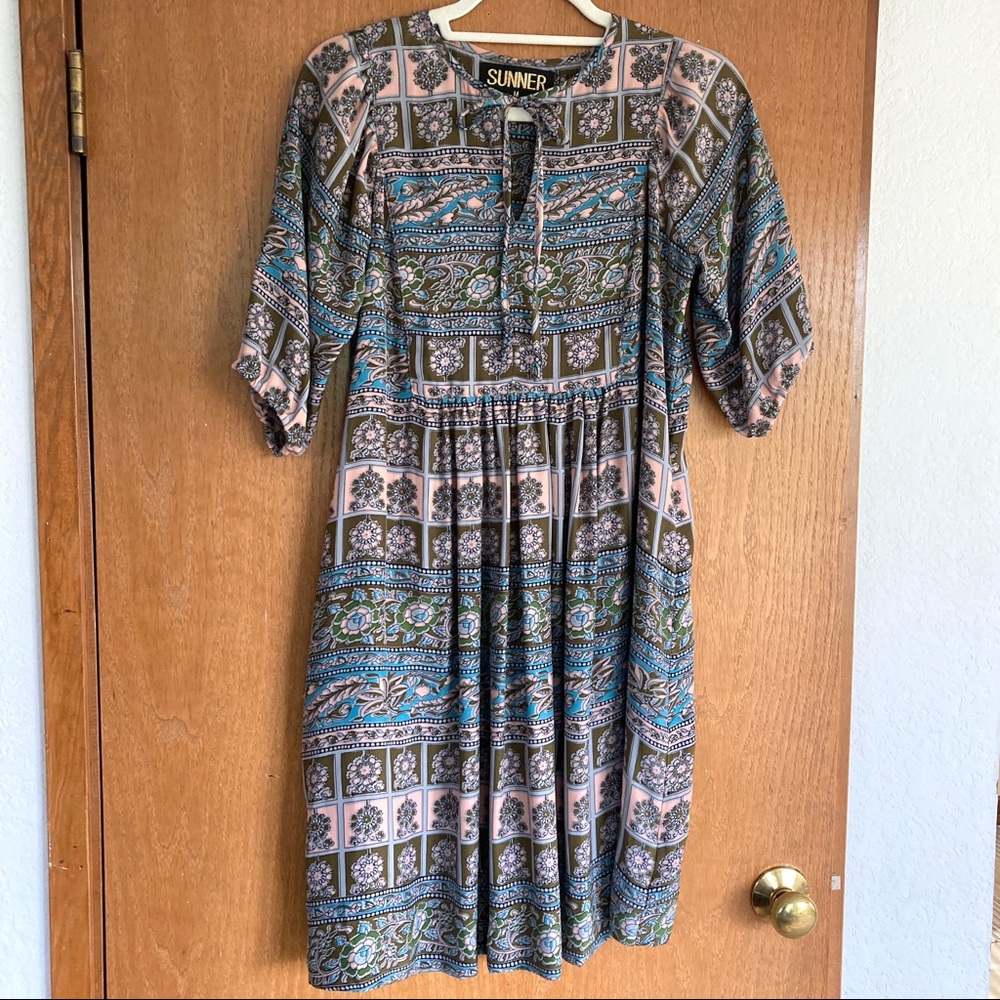 Anthropologie Silk Dress - Sunner brand